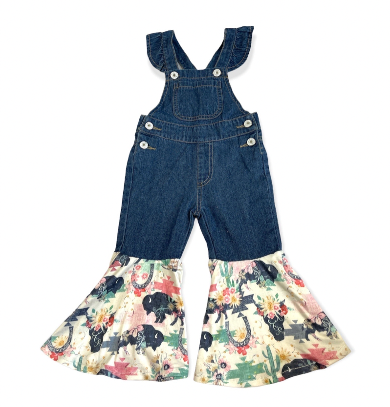 Denim Wild Buffalo Overalls