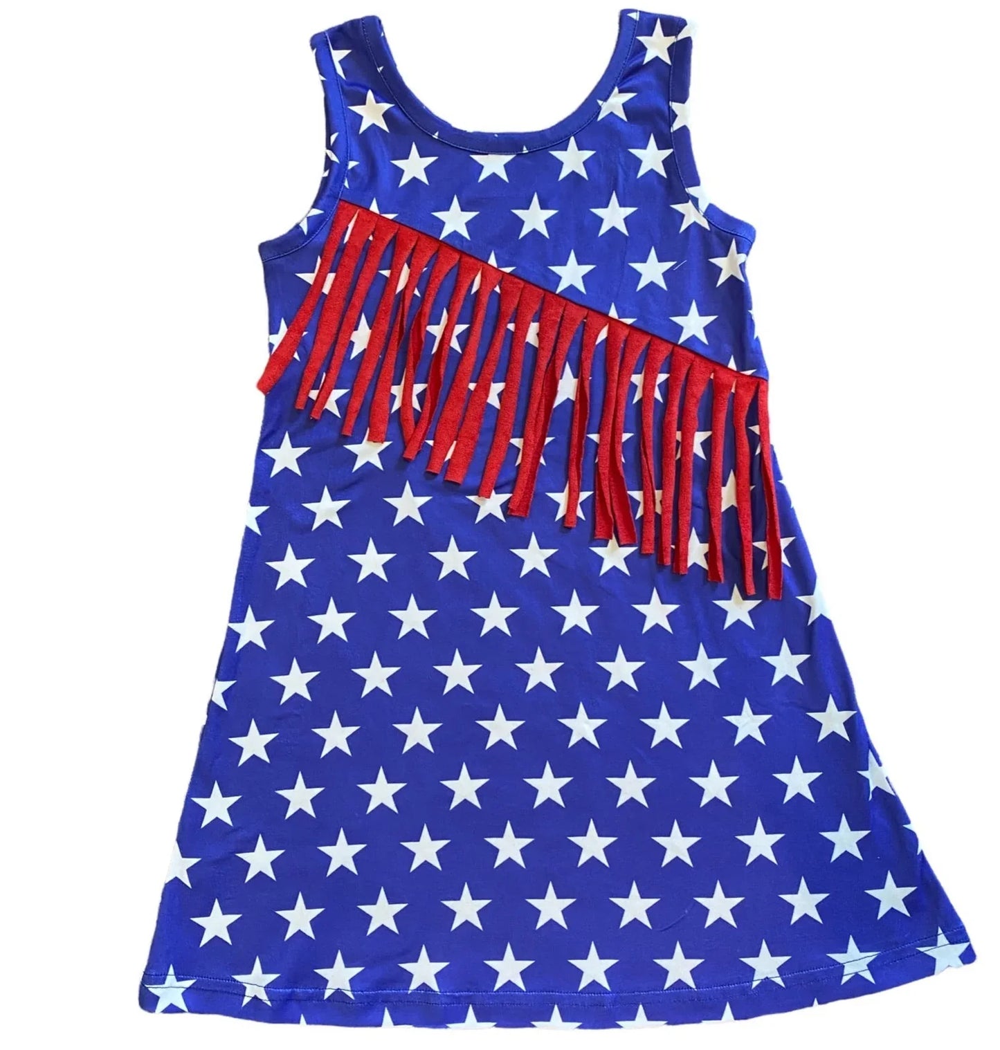 Blue Star Fringe Dress