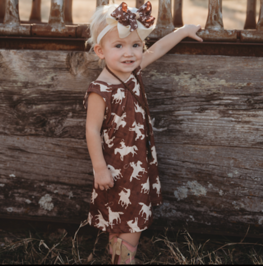 Brown Cowgirl Dress