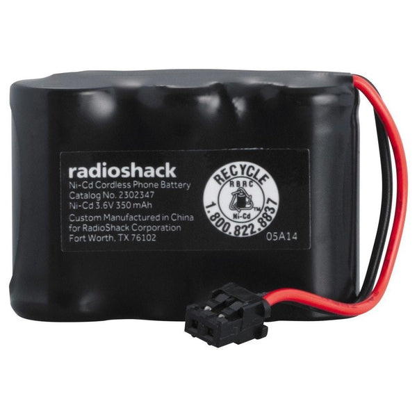 RadioShack 3.6V Ni-Cd Cordless Phone Battery, 350 mAh - Replaces 23-899