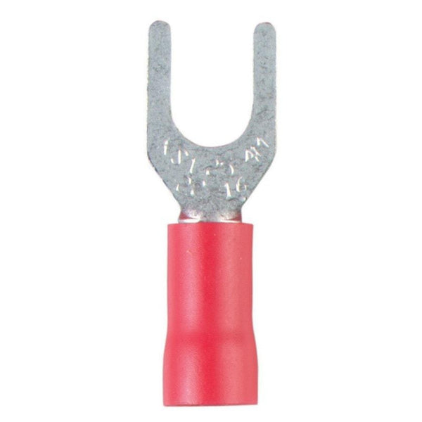RadioShack #8 Insulated Spade Terminals for 22-16 AWG Wire (16-Pack)