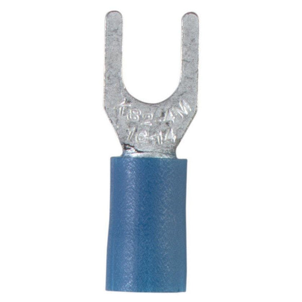 RadioShack #8 Insulated Spade Terminals for 16-14 AWG Wire (16-Pack)