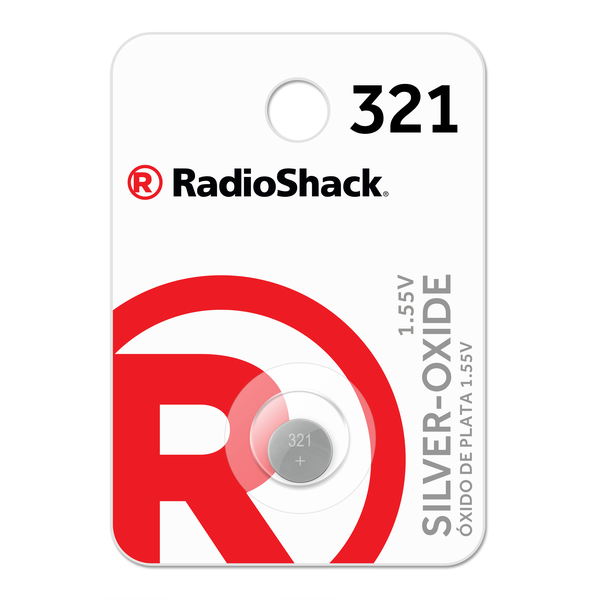 RadioShack 321 1.55V Silver-Oxide Button Cell Battery
