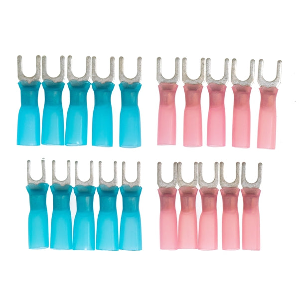 RadioShack Heat Shrinkable Spade Terminal Assortment (20-Pack)