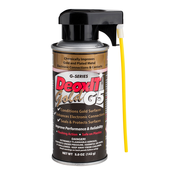 DeoxIT Gold G5S-6 Spray Contact Conditioner and Protectant - 5 oz.