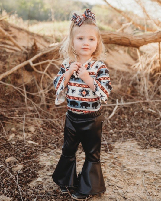 Buffalo Bell Long Sleeve Onesie