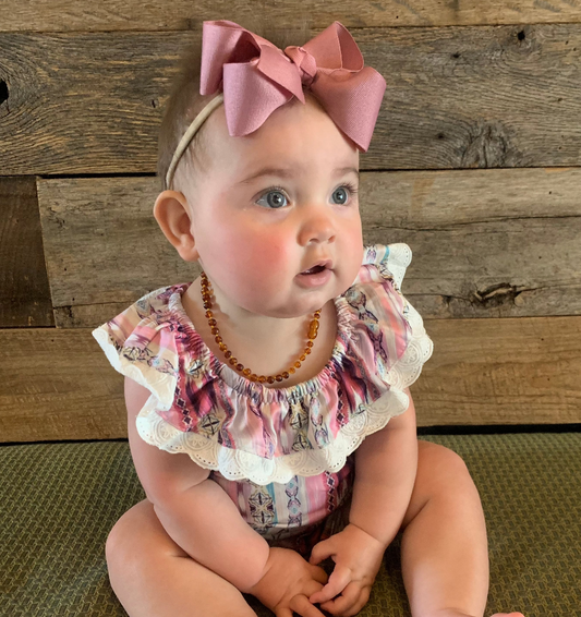 Southwest Lace Short Sleeve Onesie