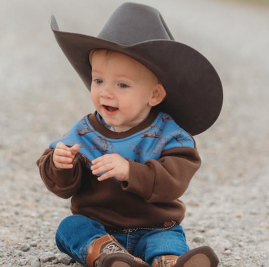 Farm Print Sweatshirt