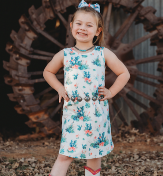 White Cactus Dress