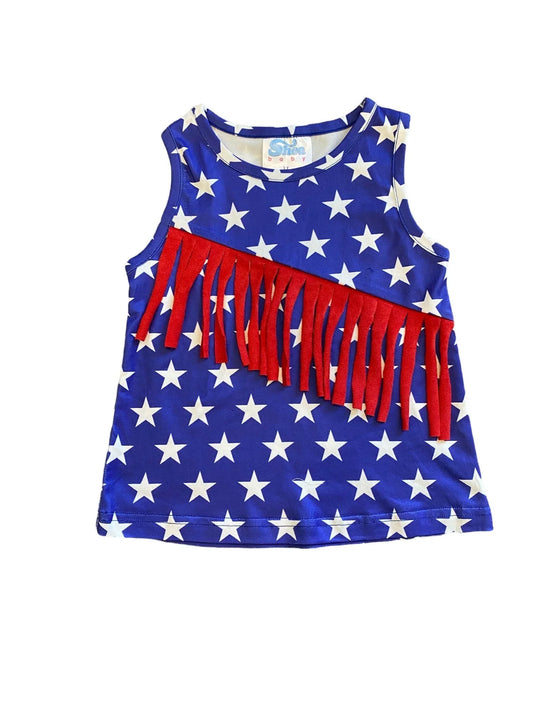 Blue Star Fringe Shirt