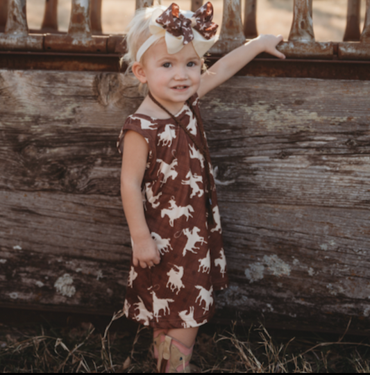 Brown Cowgirl Dress