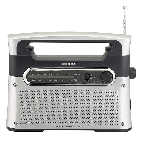 RadioShack Analog AM/FM Weather Tabletop Radio