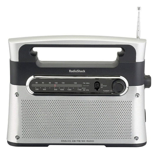 RadioShack Analog AM/FM Weather Tabletop Radio