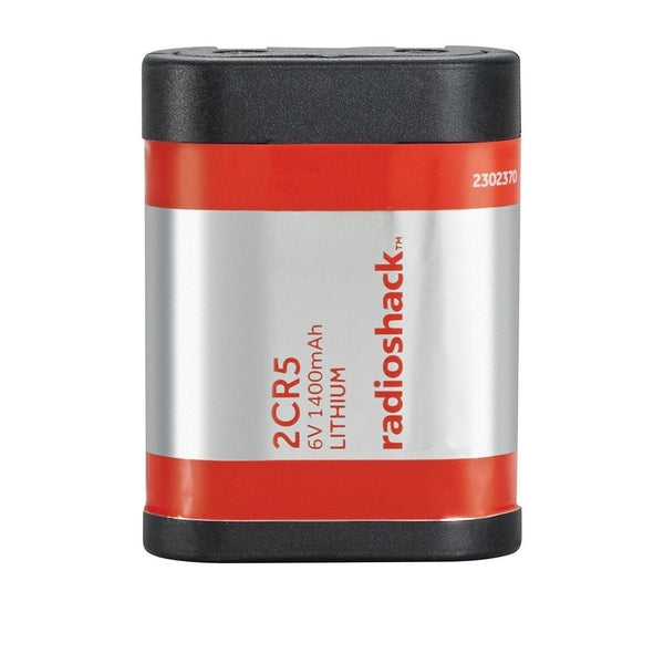 RadioShack 2CR5 6V Lithium Battery, 1400 mAh