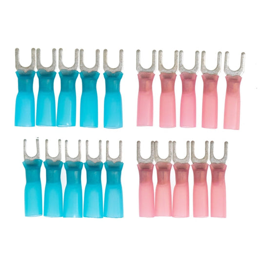 RadioShack Heat Shrinkable Spade Terminal Assortment (20-Pack)