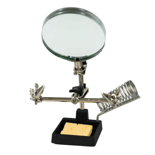 RadioShack Helping Hands with Magnifier and Soldering Iron Stand