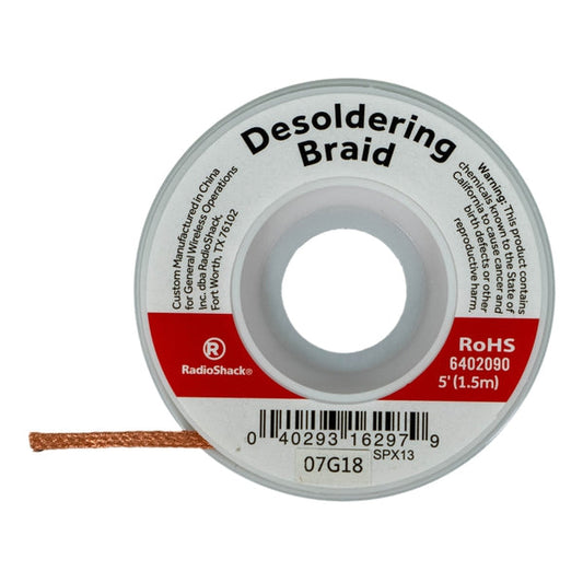 RadioShack 5’ Desoldering Braid