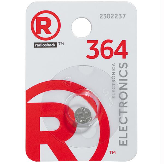 RadioShack 364 1.55V Silver-Oxide Button Cell Battery